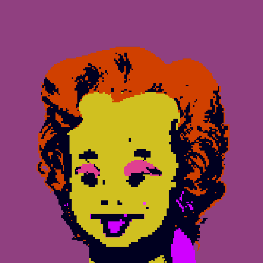Animated Misused Monroes pixel portraits
